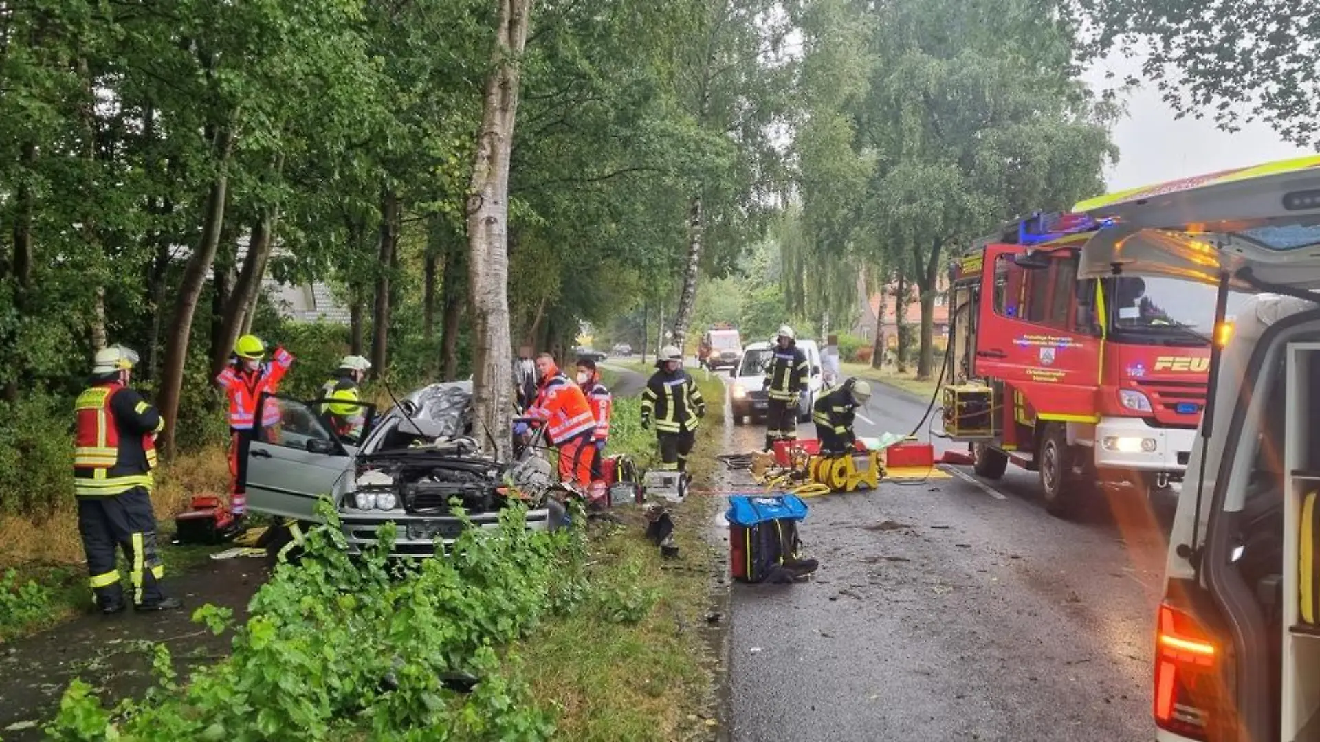 Unfallstelle K 3 Hammah