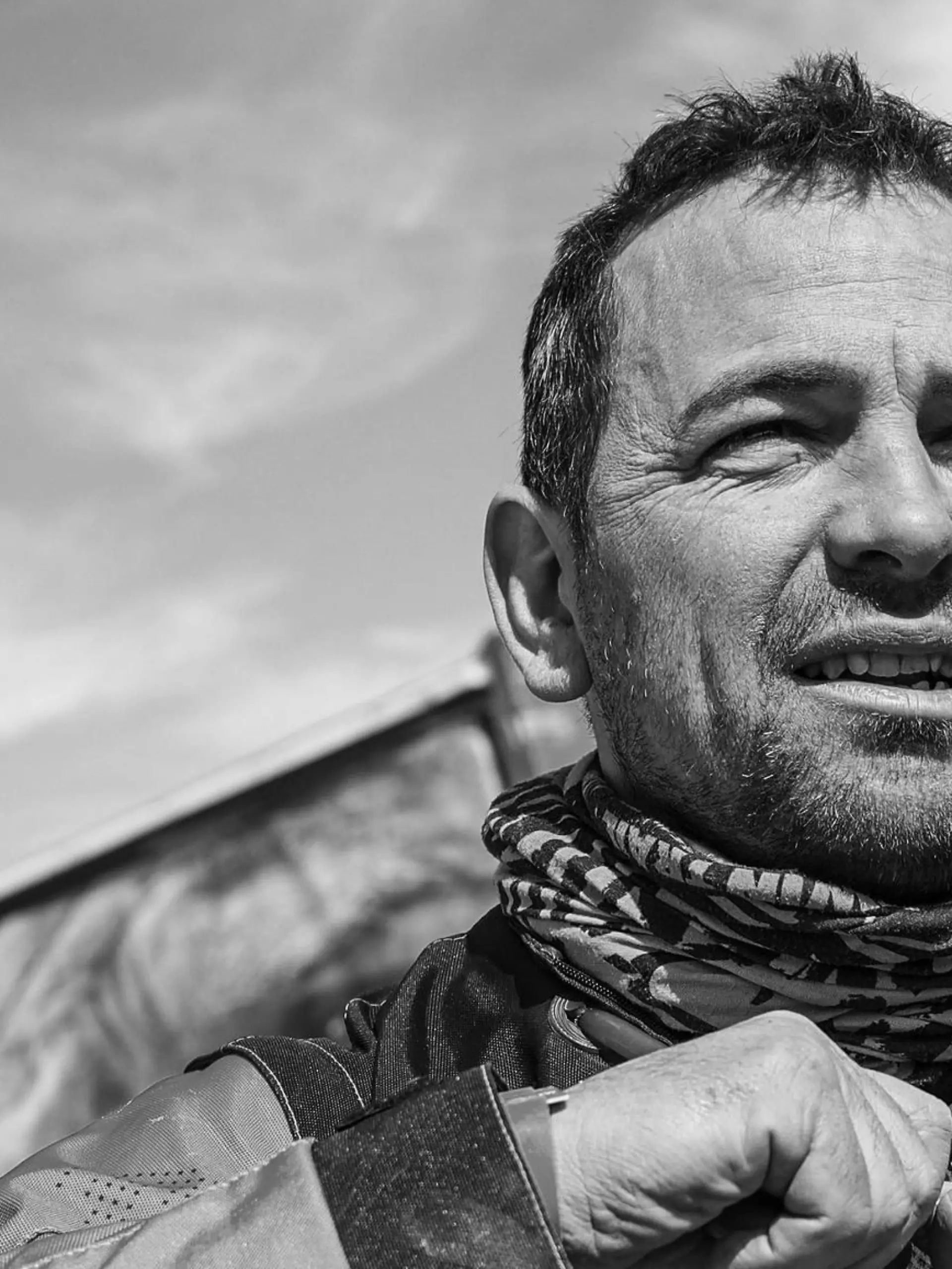 Falcon Carles (spa), Twintrail Racing Team, KTM 450 Rally Replica, Moto, Original by Motul, portrait during the Stage 6 of the Dakar Rally 2022 around Riyadh, on January 7th 2022 in Riyadh, Saudi Arabia - Photo Julien Delfosse / DPPI