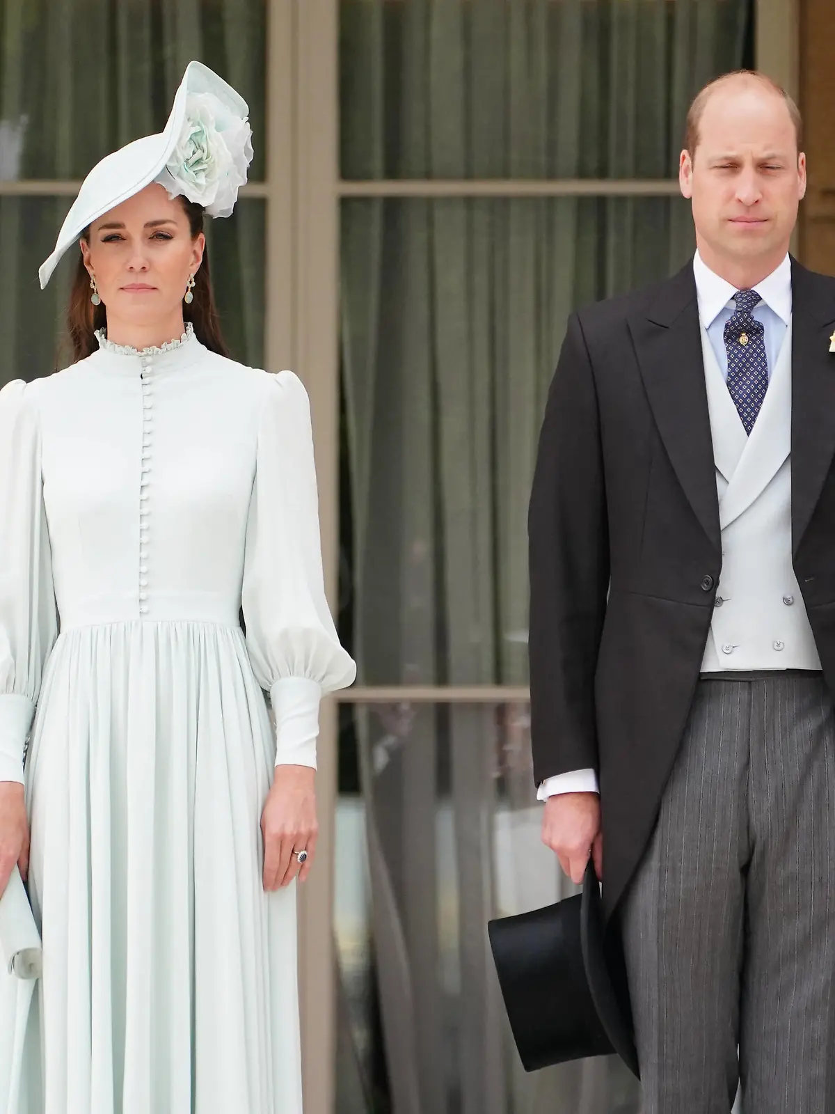Prinz William und Herzogin Kate während Gartenparty im Buckingham Palast in London  . 25/05/2022. London, United Kingdom. Prince William and Kate Middleton, the Duke and Duchess of Cambridge, at a Buckingham Palace Garden Party in London. PUBLICATIONxINxGERxSUIxAUTxHUNxONLY xPoolx/xi-Imagesx IIM-23449-0013