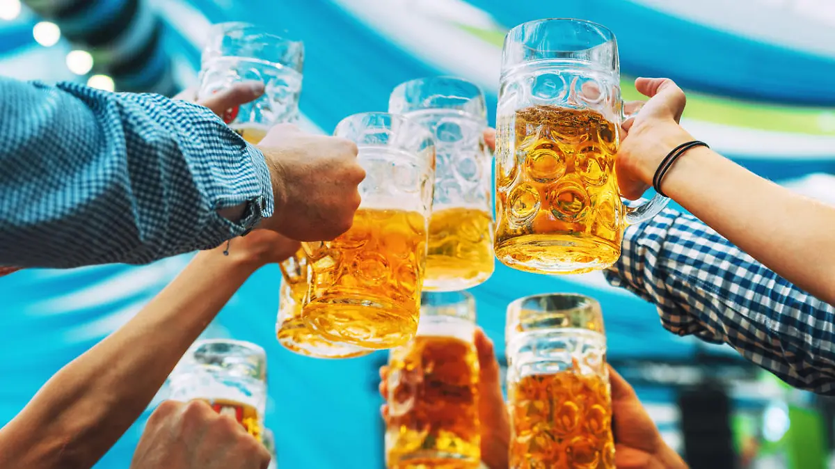 Beer at Oktoberfest, Munich, Germany