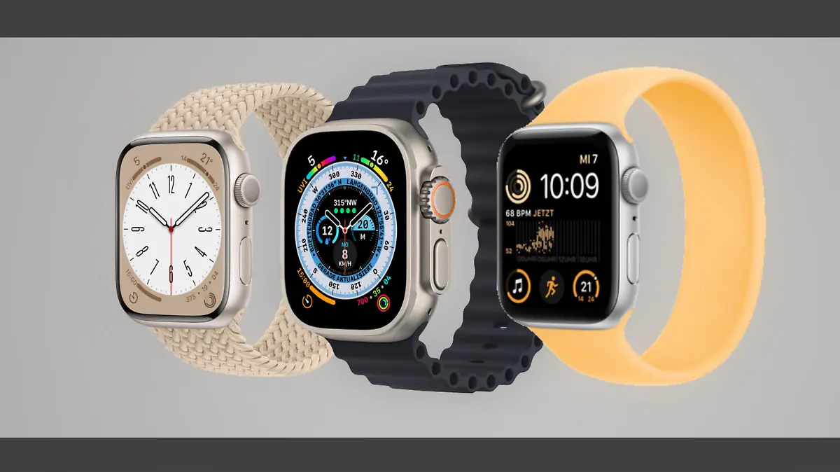 Apple Watches 2022 die Modelle.