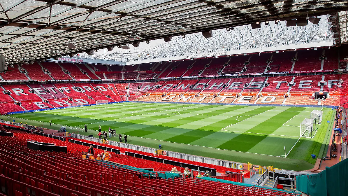 firo : 16.04.2022, Fußball: Fussball: PREMIER LEAGUE, Saison 2021/22 Manchester United - Norwich City Old Trafford , Stadion , von , Manchester United , ?bersicht , Stadion?bersicht , innen Es gelten unsere AGB, einsehbar auf www.firosportphoto.de