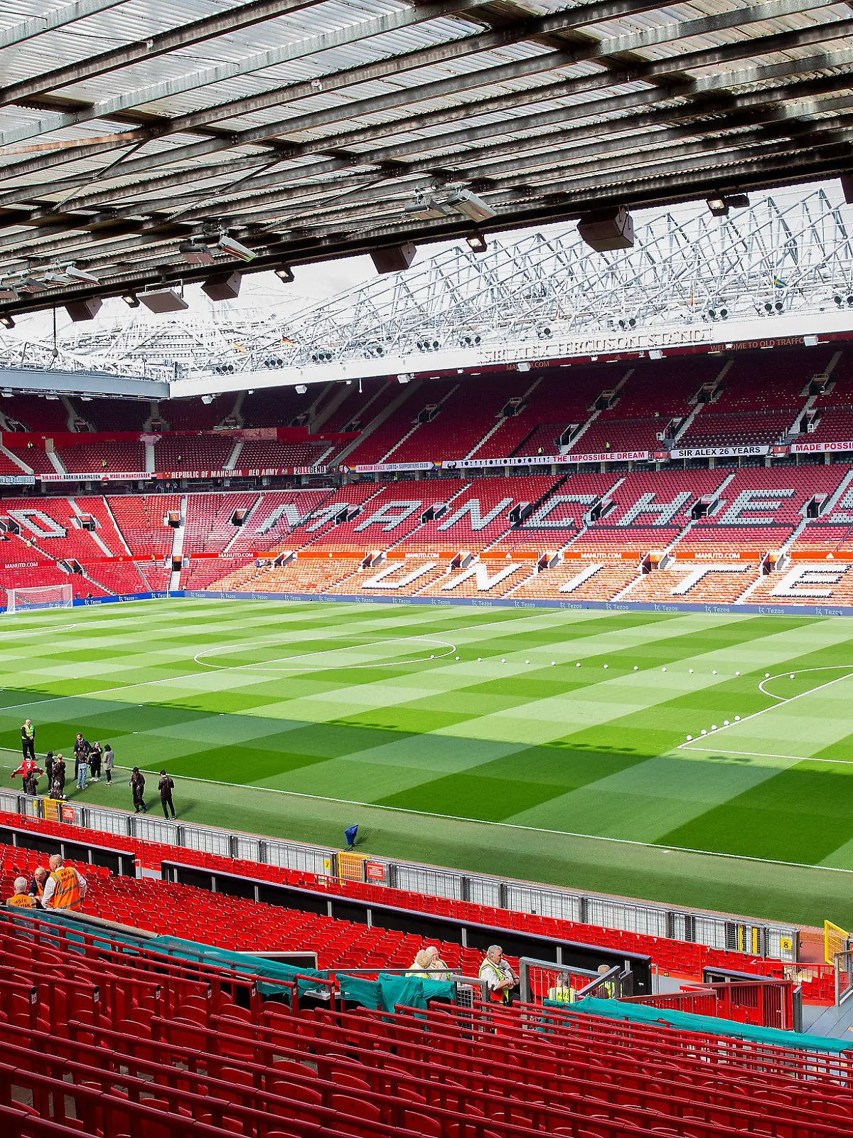 firo : 16.04.2022, Fußball: Fussball: PREMIER LEAGUE, Saison 2021/22 Manchester United - Norwich City Old Trafford , Stadion , von , Manchester United , ?bersicht , Stadion?bersicht , innen Es gelten unsere AGB, einsehbar auf www.firosportphoto.de