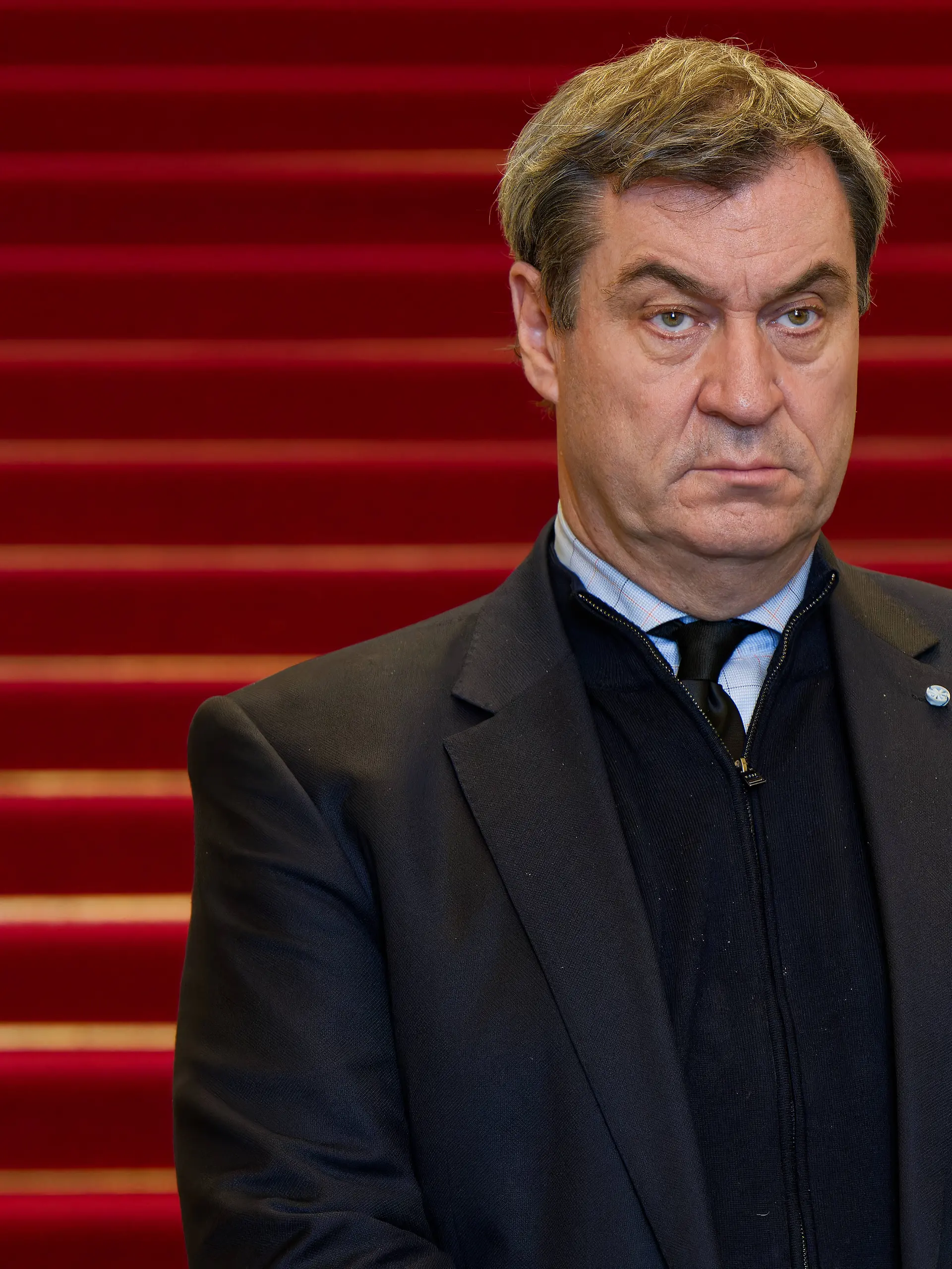 Markus Söder , CSU. Der Bayerische Ministerpräsident Dr. Markus Söder, CSU, im Maximilianeum. München Bayern Deutschland *** Markus Söder , CSU The Bavarian Prime Minister Dr. Markus Söder, CSU, in the Maximilianeum Munich Bavaria Germany Copyright: xRolfxPossx