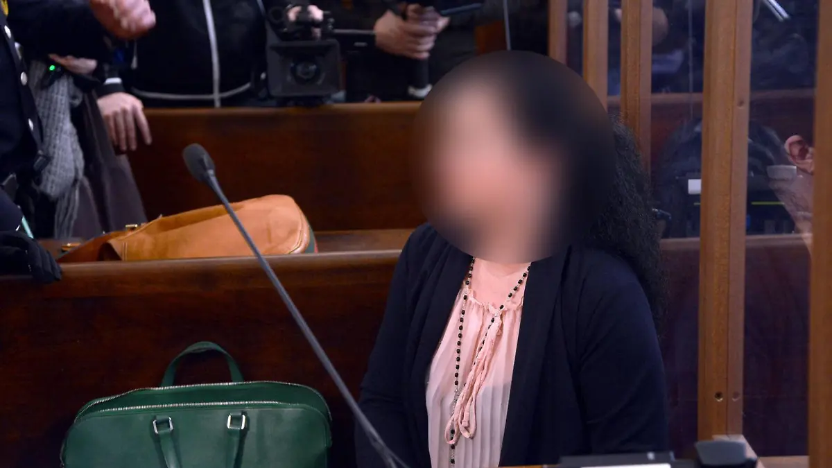 Alessia P. beim Verhandlungstag am 4. März 2024.