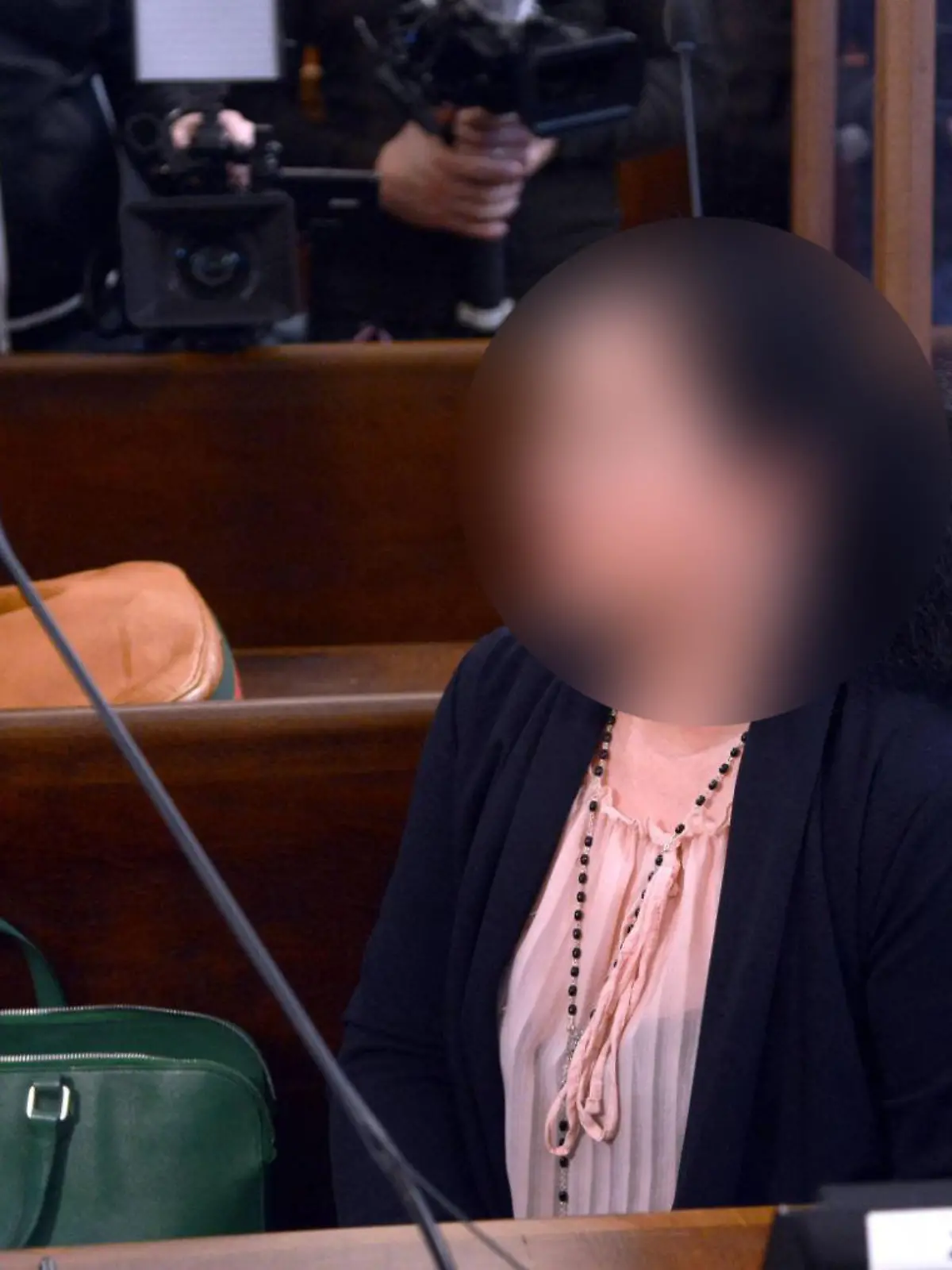 Alessia P. beim Verhandlungstag am 4. März 2024.
