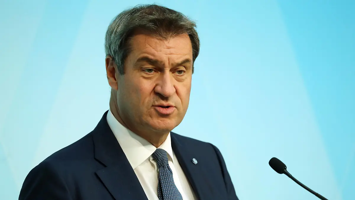  PK Markus Söder Pressekonferenz von Ministerpräsident Dr. Markus Söder, München Tirol Deutschland Prinz-Carl-Palais *** PK Markus Söder Press Conference by Prime Minister Dr Markus Söder, Munich Tyrol Germany Prinz Carl Palais