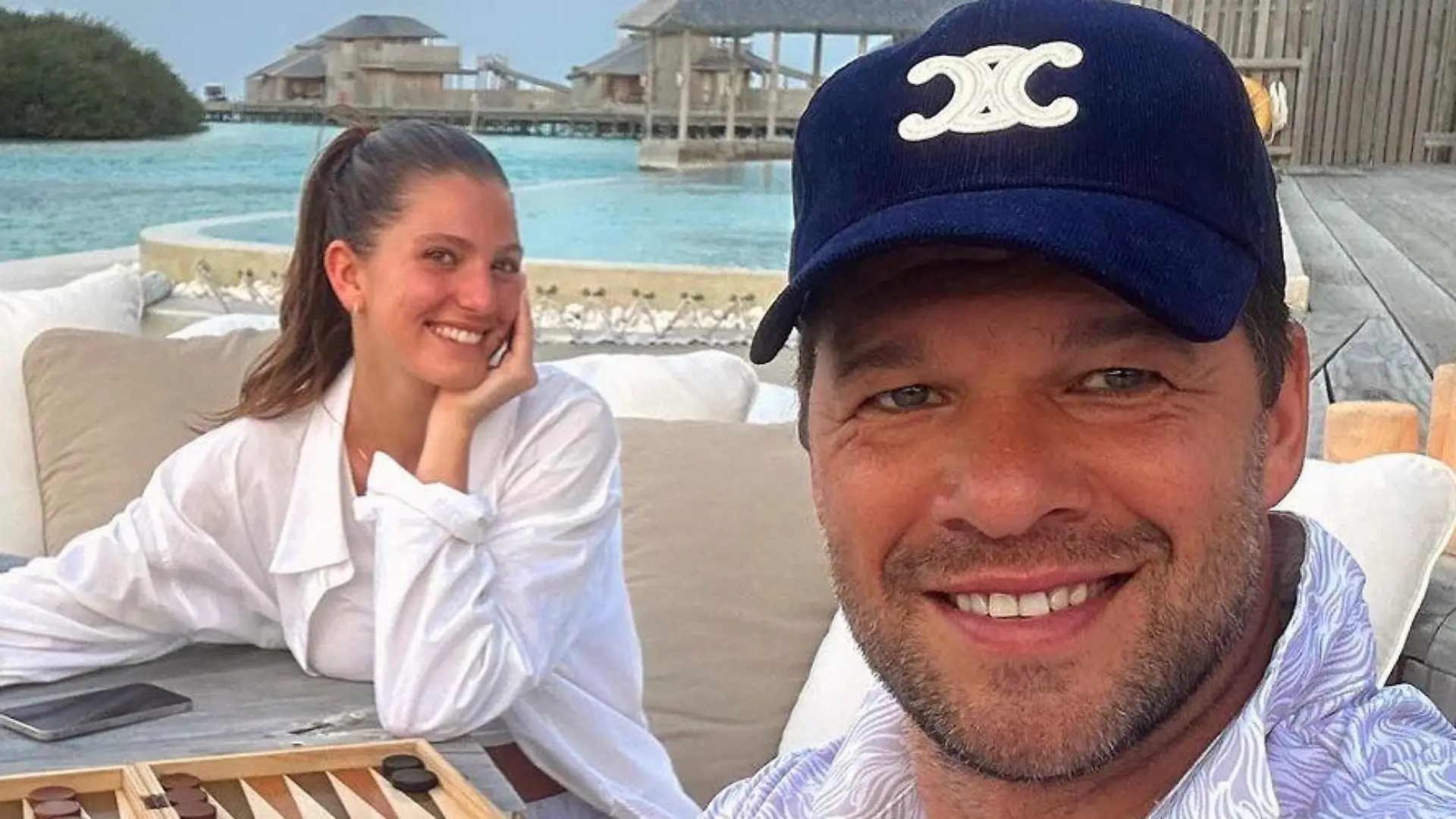 Michael Ballack und Freundin Sophia Schneiderhan sind im Urlaub.