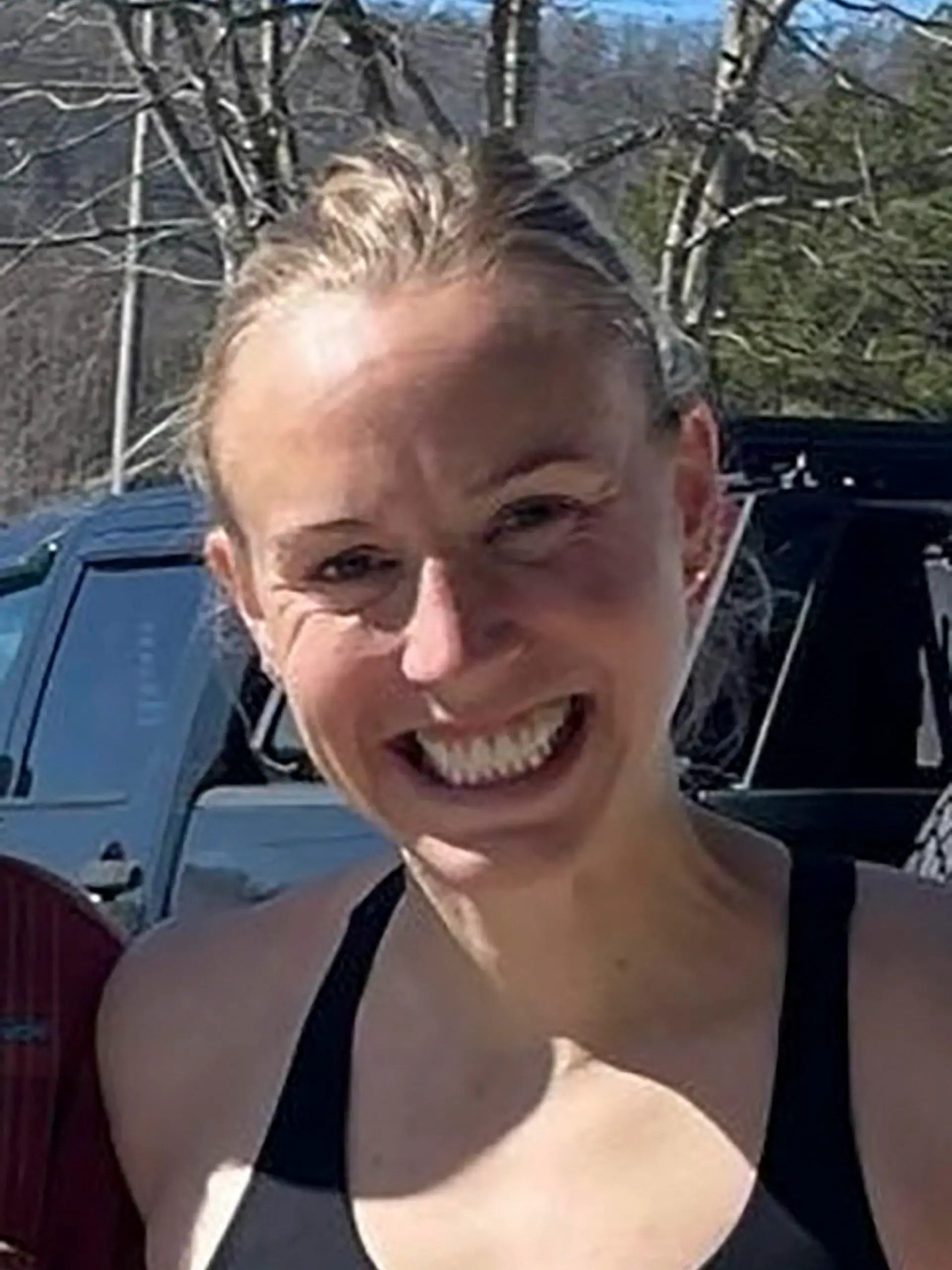 In this photo provided by the Memphis Police Department, 34-year-old Eliza Fletcher is shown. Authorities in Tennessee searched Friday, Sept. 2, 2022, for Fletcher, who police said was abducted and forced into a vehicle while she was jogging near the University of Memphis campus. (Courtesy of Memphis Police Department via AP)