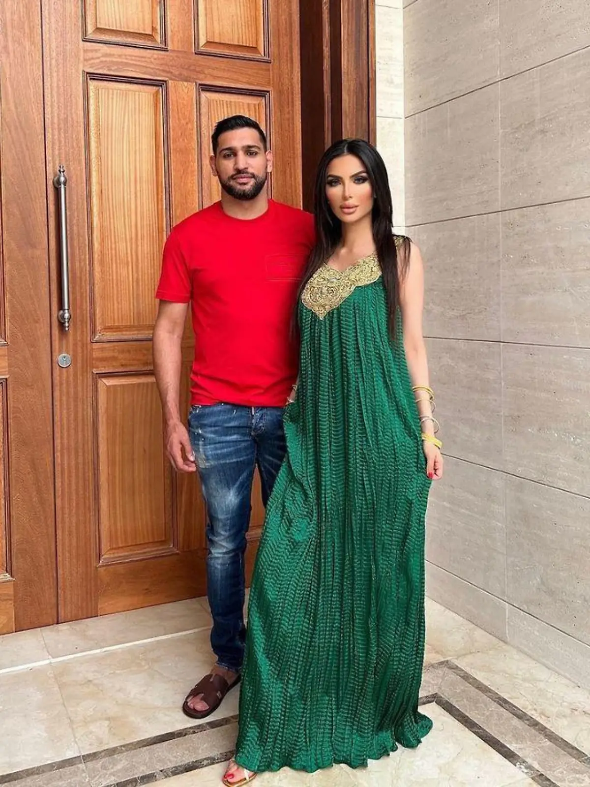 Amir Khan und seine Frau Faryal Makhdoom.