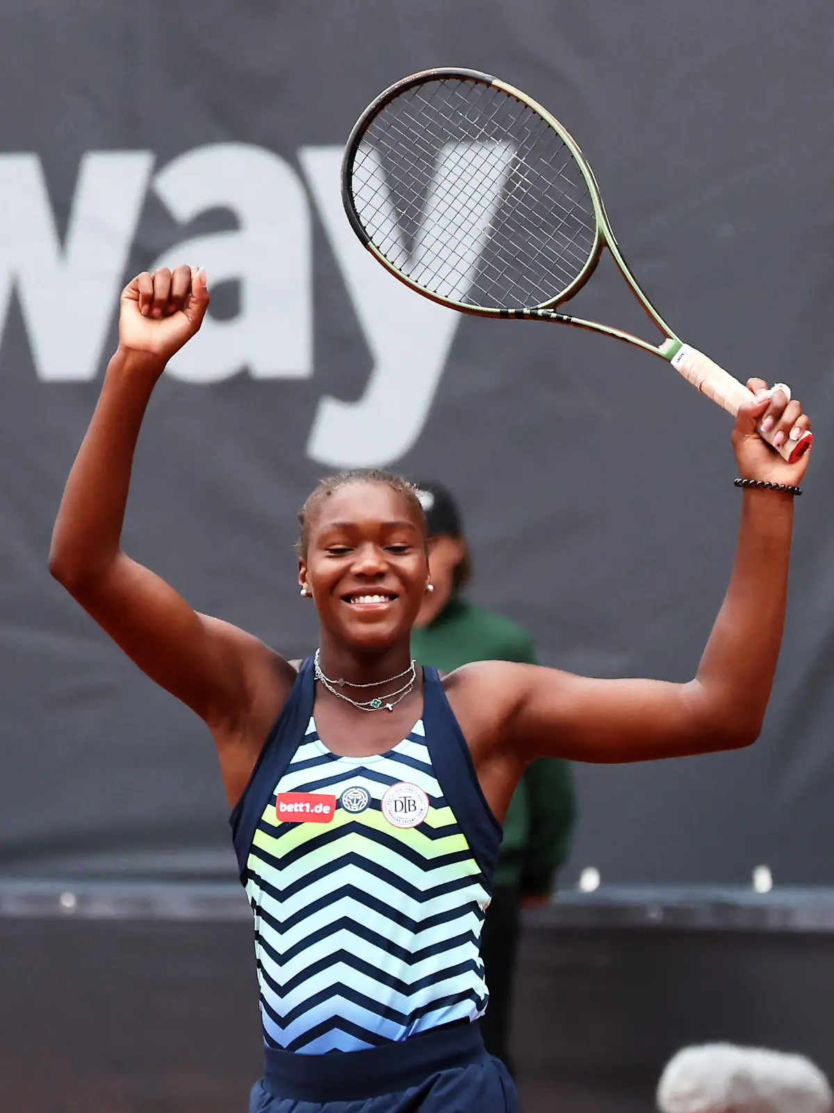July 27, 2023, Hamburg, Hamburg, Germany: NOMA NOHA AKUGUE (GER) in action during the HAMBURG EUROPEAN OPEN - Hamburg - Womens Tennis, WTA250 (Credit Image: © Mathias Schulz/ZUMA Press Wire) / action press