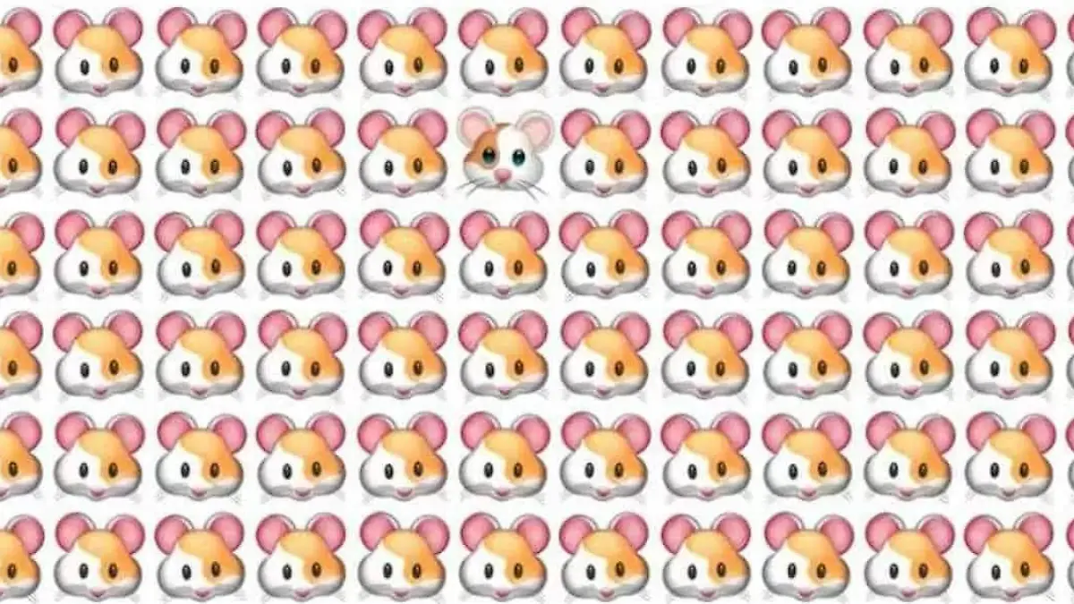 Mäuschen, mach mal Piep! Wer findet die Maus, die anders aussieht, auf diesem Suchbild?