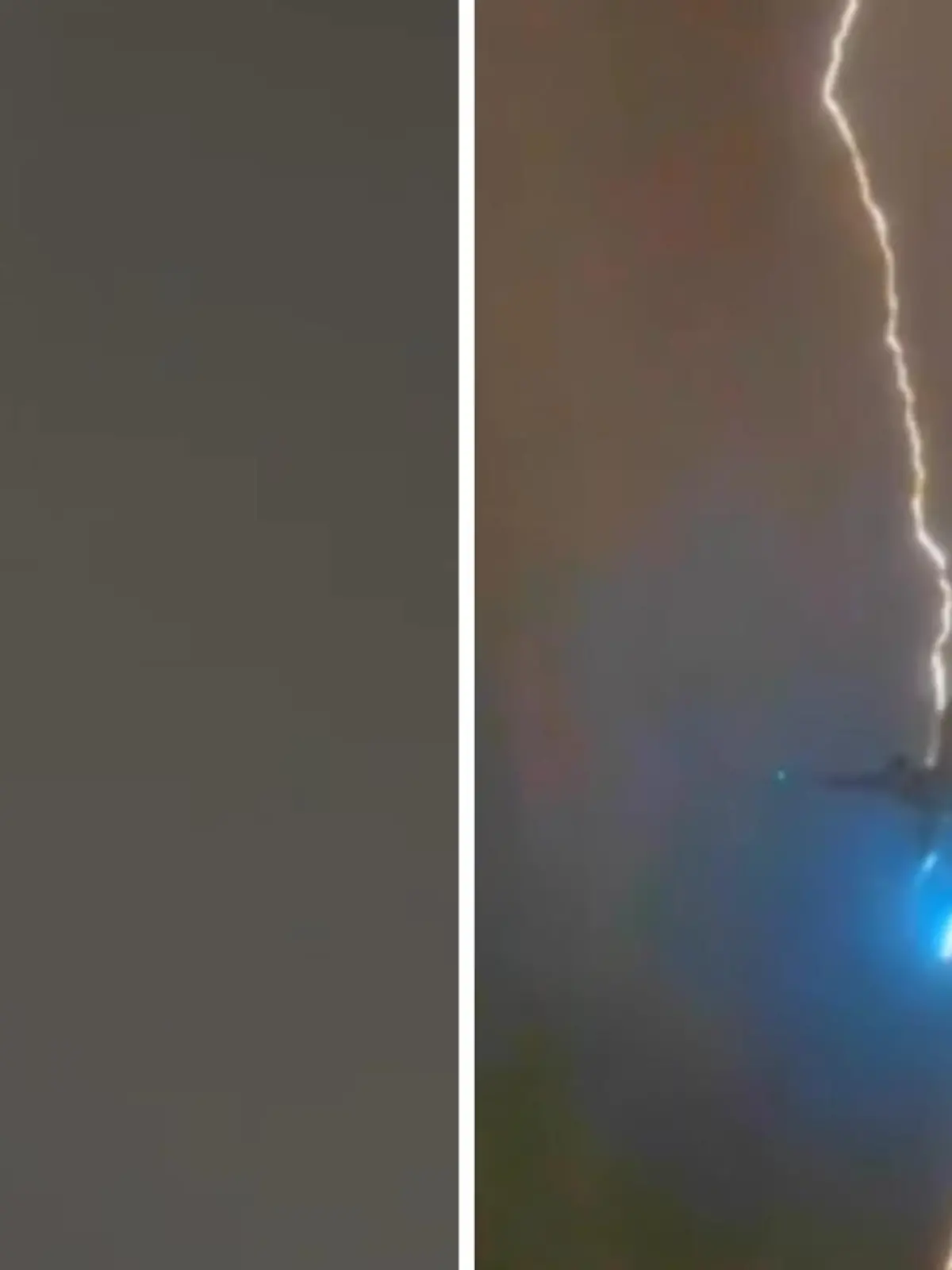 Boeing 777 plötzlich von Blitz getroffen! Das Flugzeug war gerade am Vancouver National Airport in Kanada gestartet, als es plötzlich passiert. Ein Blitz schlägt in die Maschine ein. Durch einen Zufall filmt jemand das Geschehen, das laut Experten aber ungefährlich ist.