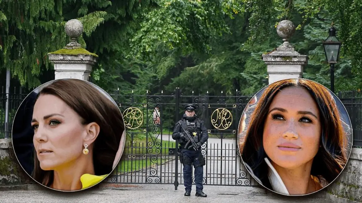 Herzogin Kate und Herzogin Meghan waren nicht am Sterbebett der Queen. Sie blieben in Windsor bzw. in London.