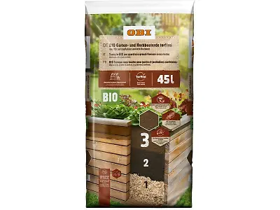 Bio Garten- und Hochbeeterde torffrei von OBI