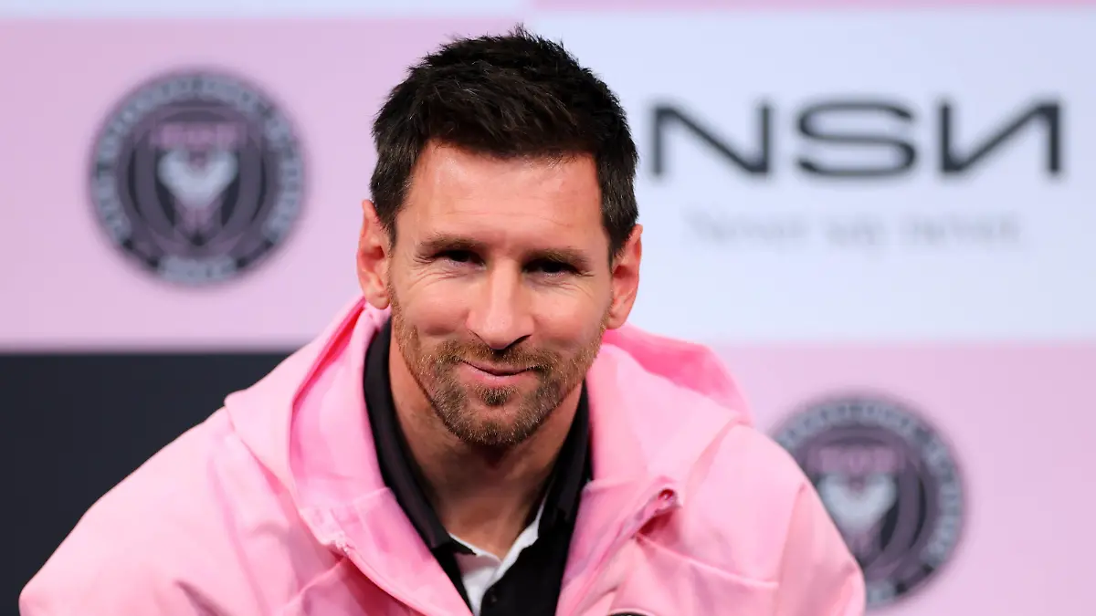 Sport Themen der Woche KW06 Sport Bilder des Tages Lionel Messi Inter Miami, February 6, 2024 - Football / Soccer : Inter Miami CF s Lionel Messi attends a press conference, PK, Pressekonferenz ahead of the friendly football match against Vissel Kobe, Tokyo, Japan. Noxthirdxpartyxsales PUBLICATIONxNOTxINxJPN 243016212