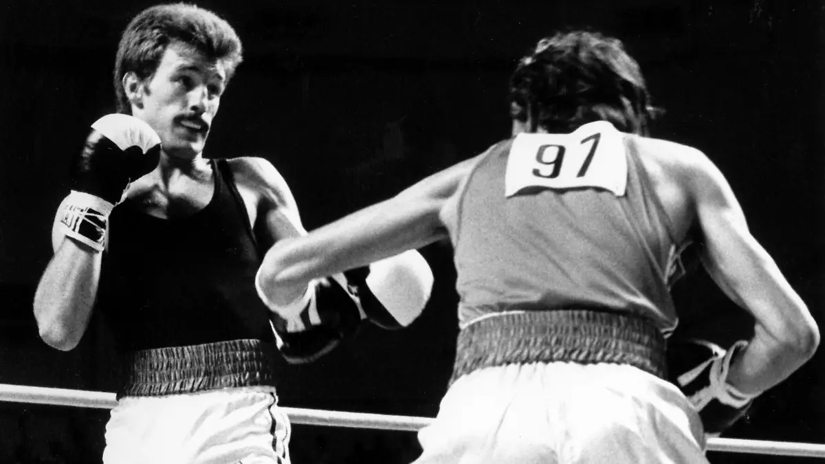 Der deutsche Profi-Boxer Rene Weller während eines Boxkampfes. (undatierte Aufnahme) [dpabilderarchiv]