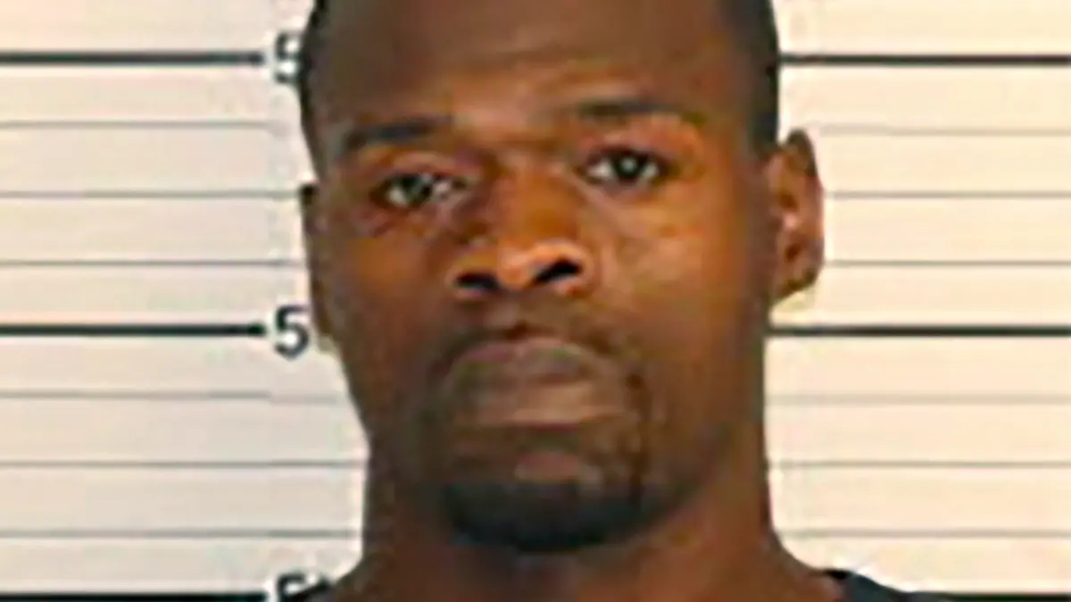 This booking photo provided by the Shelby County Sheriff’s Office, shows Cleotha Abston on Saturday, Sept. 3, 2022. The Memphis Police Department said Sunday, Sept. 4 that Abston has been charged with kidnapping and tampering with evidence in the disappearance of Eliza Fletcher, a Tennessee woman who was out jogging last week when she was accosted and forced into an SUV. (Shelby County Sheriff’s Office via AP)