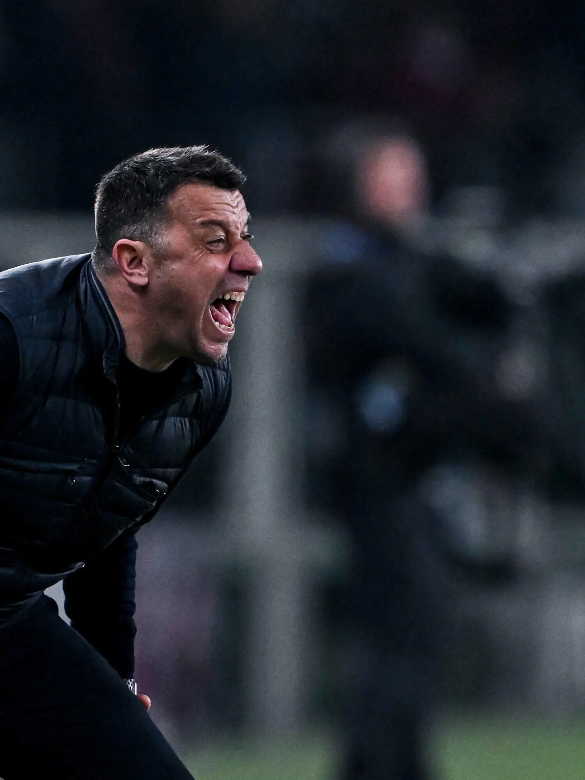 Torino, Italy, 16.02.24: Head Coach US Lecce Roberto D Aversa during the Serie A game between Torino FC and US Lecce at Olimpic Stadium Grande Torino in Torino, Italia Soccer Cristiano Mazzi / SPP PUBLICATIONxNOTxINxBRAxMEX Copyright: xCristianoxMazzix/xSPPx spp-en-CrMaSp-CM2_7521