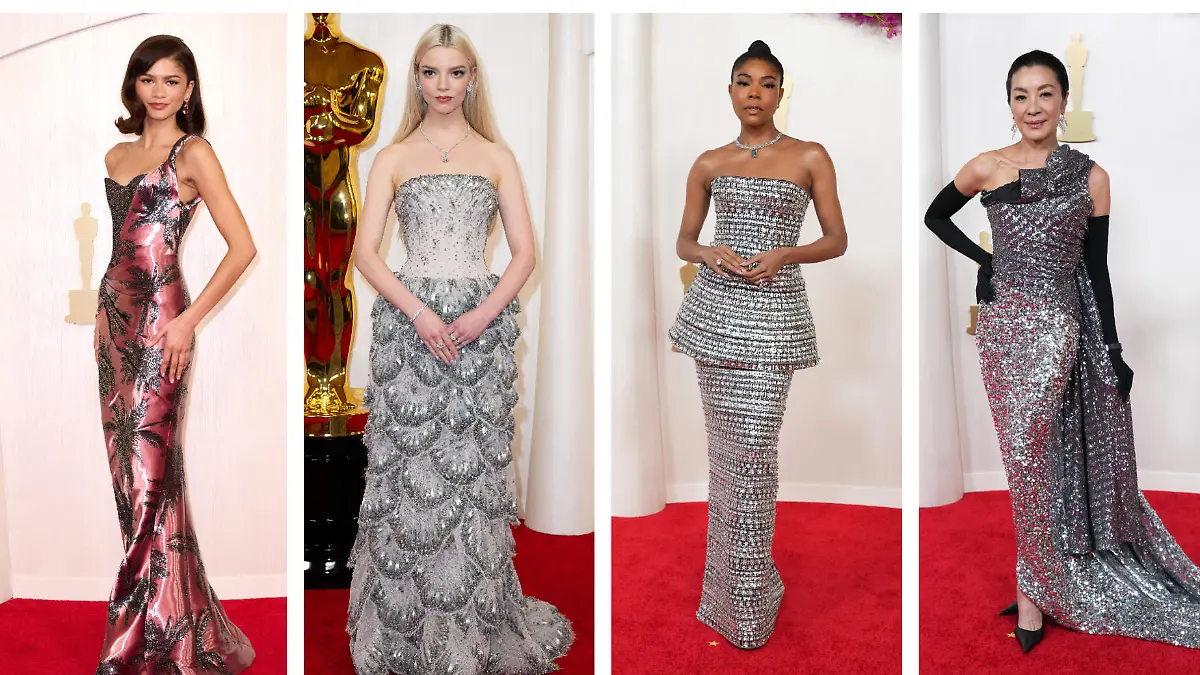 Zendaya, Anya Taylor-Joy, Gabrielle Union und Michelle Yeoh legen auf dem Oscar-Teppich einen funkelnden Auftritt hin.