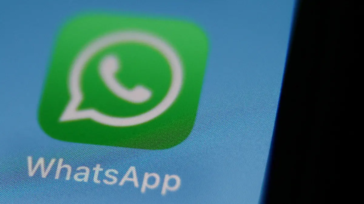 WhatsApp icon displayed on a phone screen is seen in this illustration photo taken in Krakow, Poland on November 22, 2023. (Photo by Jakub Porzycki/NurPhoto)