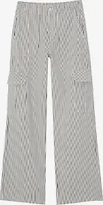 Loosefit Hose mit Streifen