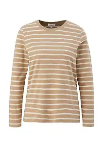 Langarmshirt mit Streifen