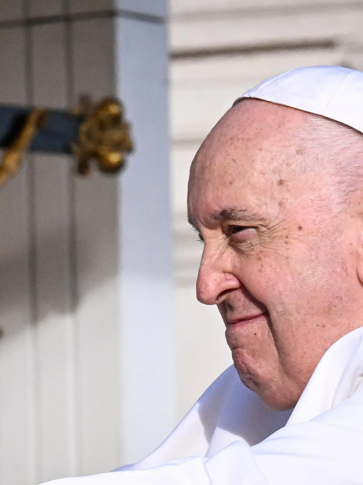 Rom, Vatikan 22.11.2023 Papst Franziskus I. bei der woechentlichen Generalaudienz auf dem Petersplatz *** Rome, Vatican 22 11 2023 Pope Francis I at the weekly general audience in St. Peters Square