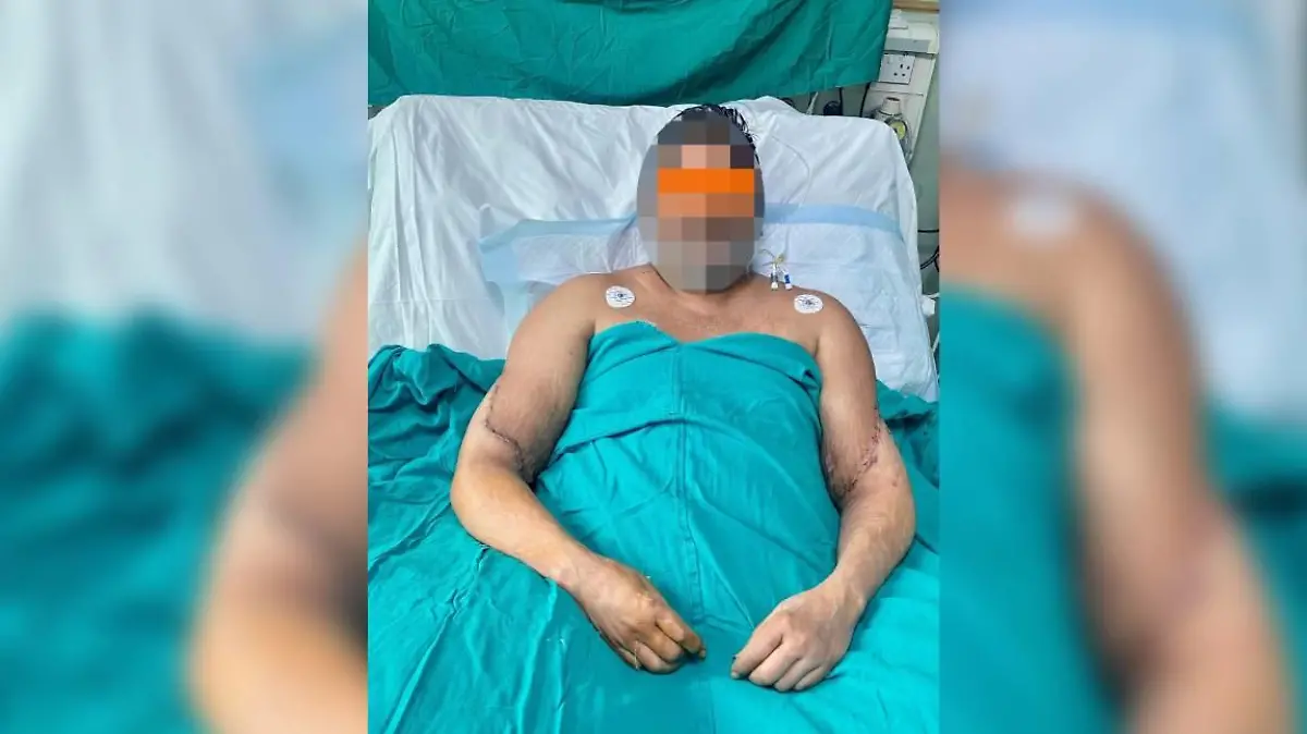 Raj Kumar nach seiner OP