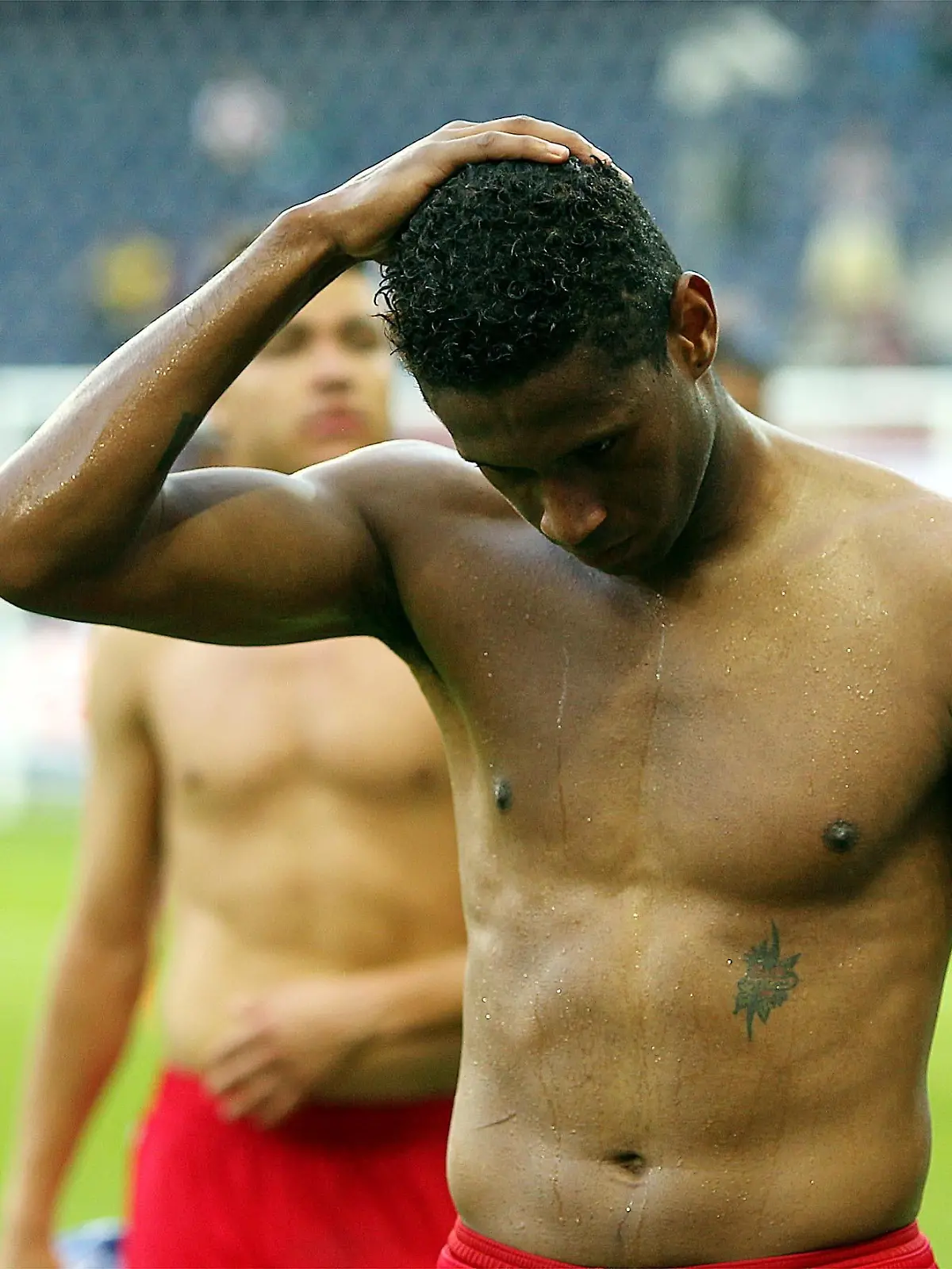 APA8741584-2 - 24072012 - SALZBURG - ÖSTERREICH: ZU APA-TEXT SI - Der Salzburger David Mendes da Silva Concalves nach der Fußball-Champions-League - 2. Runden-Begegnung zwischen Red Bull Salzburg und F91 Düdelingen am Dienstag, 24. Juli 2012, in Salzburg. APA-FOTO: DANIEL KRUG - 20120724_PD2343