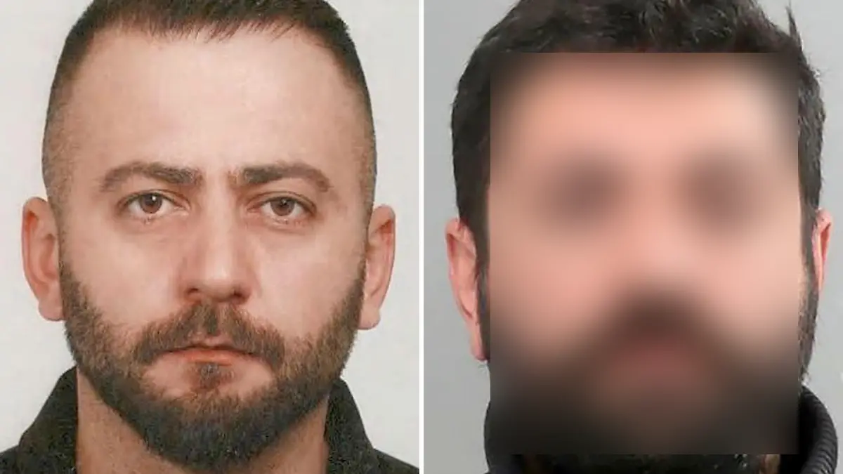 HANDOUT - 12.03.2024, Bielefeld: Undatiert - Im Fall des in Bielefeld auf offener Straße erschossenen ehemaligen Box-Profis Besar Nimani sucht die Polizei mit Haftbefehl und öffentlichem Fahndungsaufruf nach den beiden Tatverdächtigen. Ayman Dawoud Kirit (l) und Hüseyin Akkurt sind verdächtig am 9.3.2024 das Feuer auf den 38-Jährigen Nimani eröffnet und ihn getötet zu haben. Sie sind seither auf der Flucht. (Zu dpa «Tödliche Schüsse auf Boxer: Zwei Tatverdächtige mit Fotos gesucht») Foto: -/Polizei/dpa - ACHTUNG: Verwendung nur bis zum Ende der Öffentlichkeitsfahndung der Polizei +++ dpa-Bildfunk +++