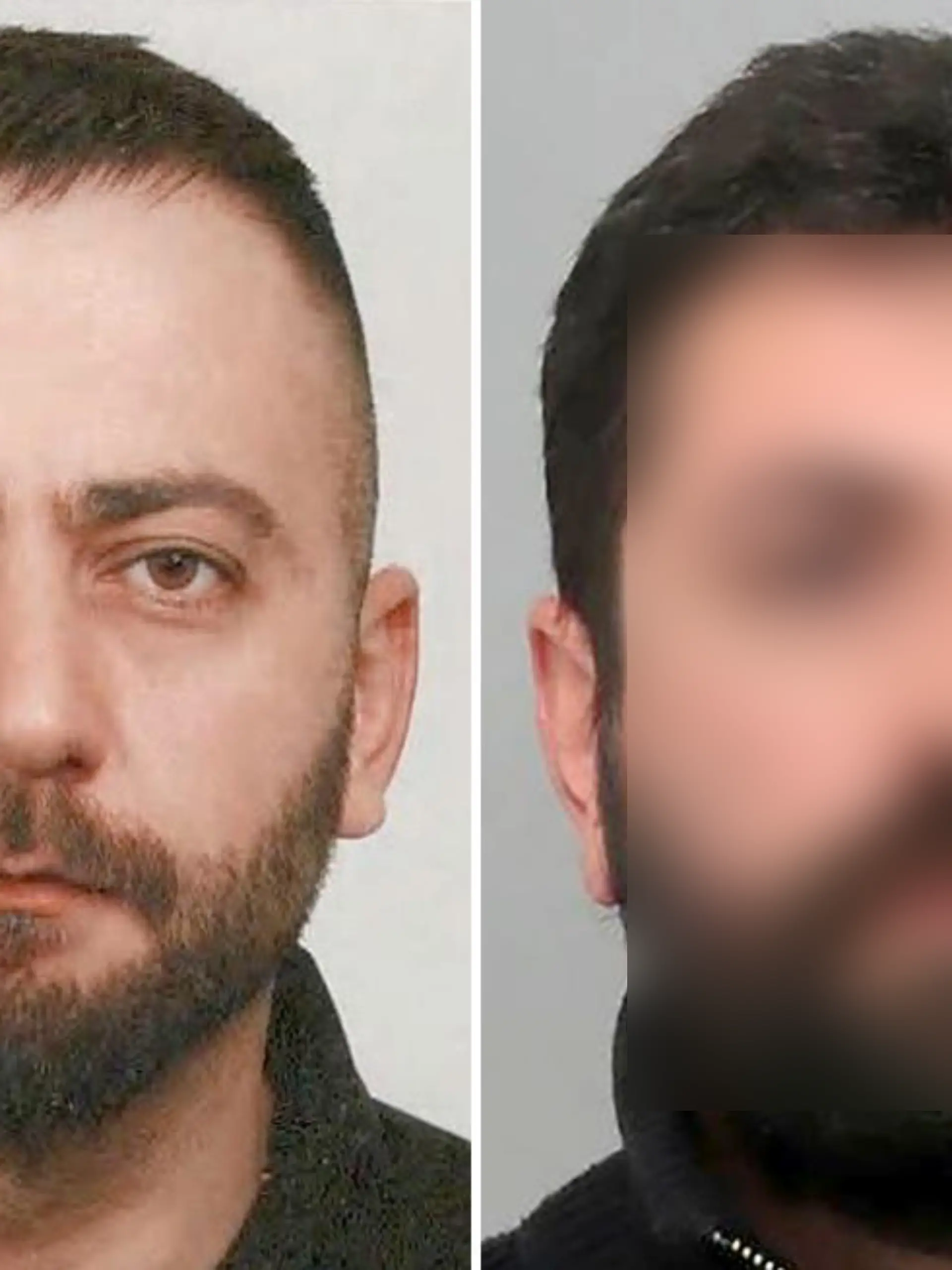 HANDOUT - 12.03.2024, Bielefeld: Undatiert - Im Fall des in Bielefeld auf offener Straße erschossenen ehemaligen Box-Profis Besar Nimani sucht die Polizei mit Haftbefehl und öffentlichem Fahndungsaufruf nach den beiden Tatverdächtigen. Ayman Dawoud Kirit (l) und Hüseyin Akkurt sind verdächtig am 9.3.2024 das Feuer auf den 38-Jährigen Nimani eröffnet und ihn getötet zu haben. Sie sind seither auf der Flucht. (Zu dpa «Tödliche Schüsse auf Boxer: Zwei Tatverdächtige mit Fotos gesucht») Foto: -/Polizei/dpa - ACHTUNG: Verwendung nur bis zum Ende der Öffentlichkeitsfahndung der Polizei +++ dpa-Bildfunk +++