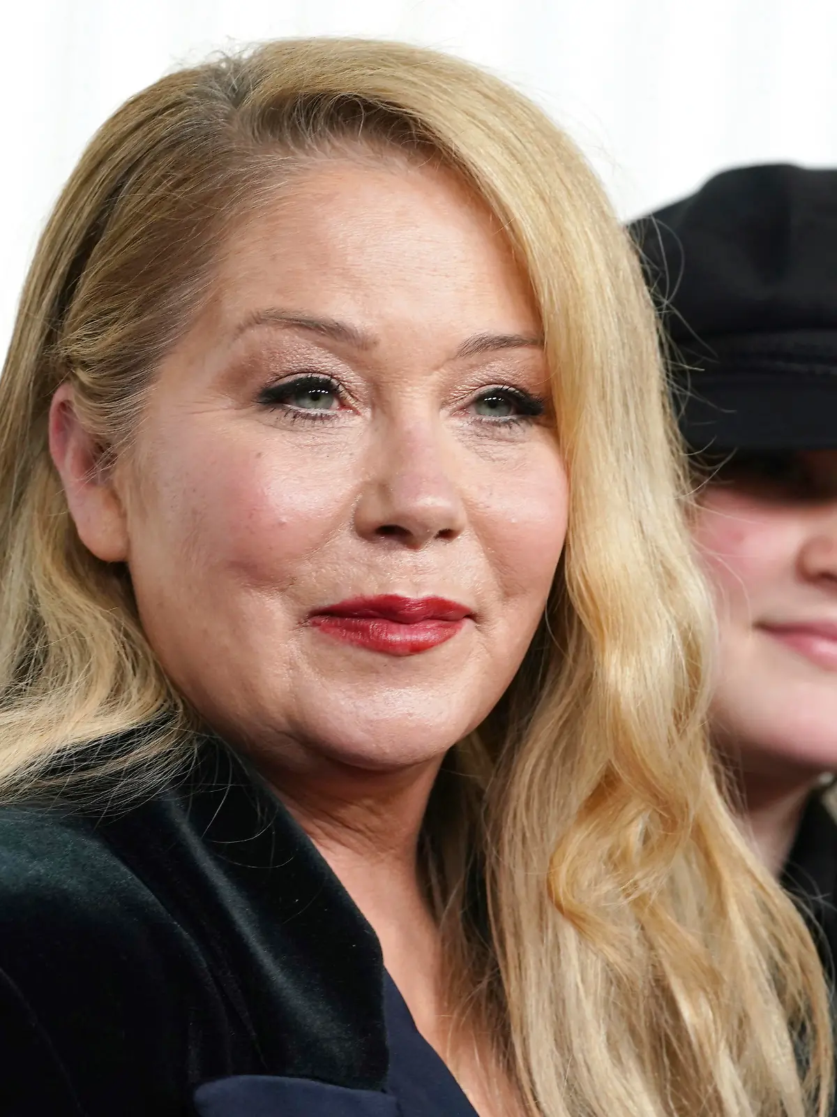 Christina Applegate, left, and Sadie Grace LeNoble arrive at the 29th annual Screen Actors Guild Awards on Sunday, Feb. 26, 2023, at the Fairmont Century Plaza in Los Angeles. (Photo by Jordan Strauss/Invision/AP)