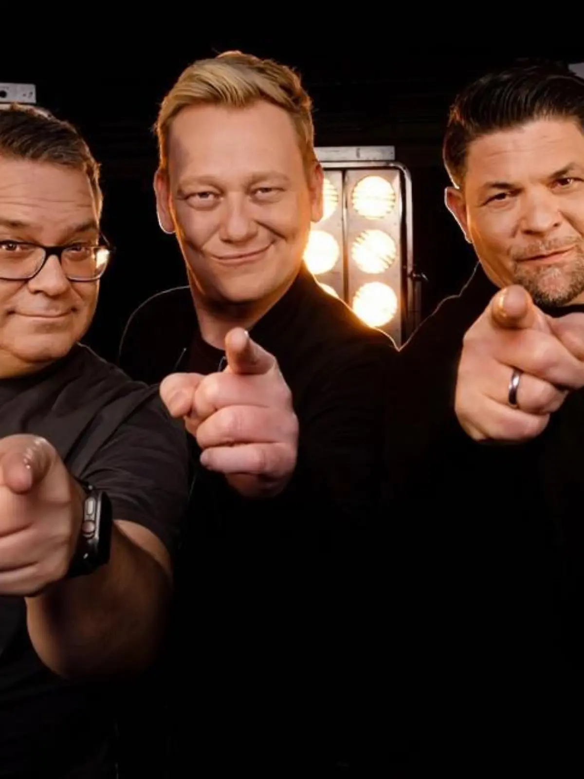 (v.l.) Elton, Jens „Knossi“ Knossalla, Tim Mälzer