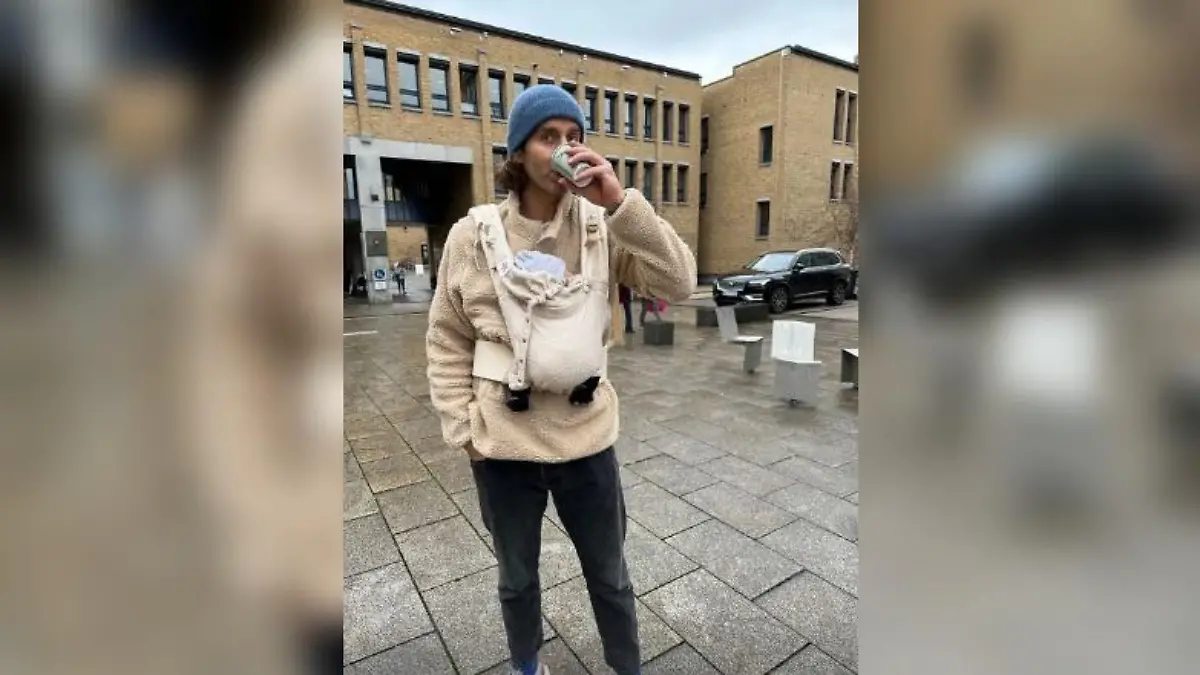 Silvio Heinevetter postet bei Instagram ein Bild von sich und seinem Sprössling.