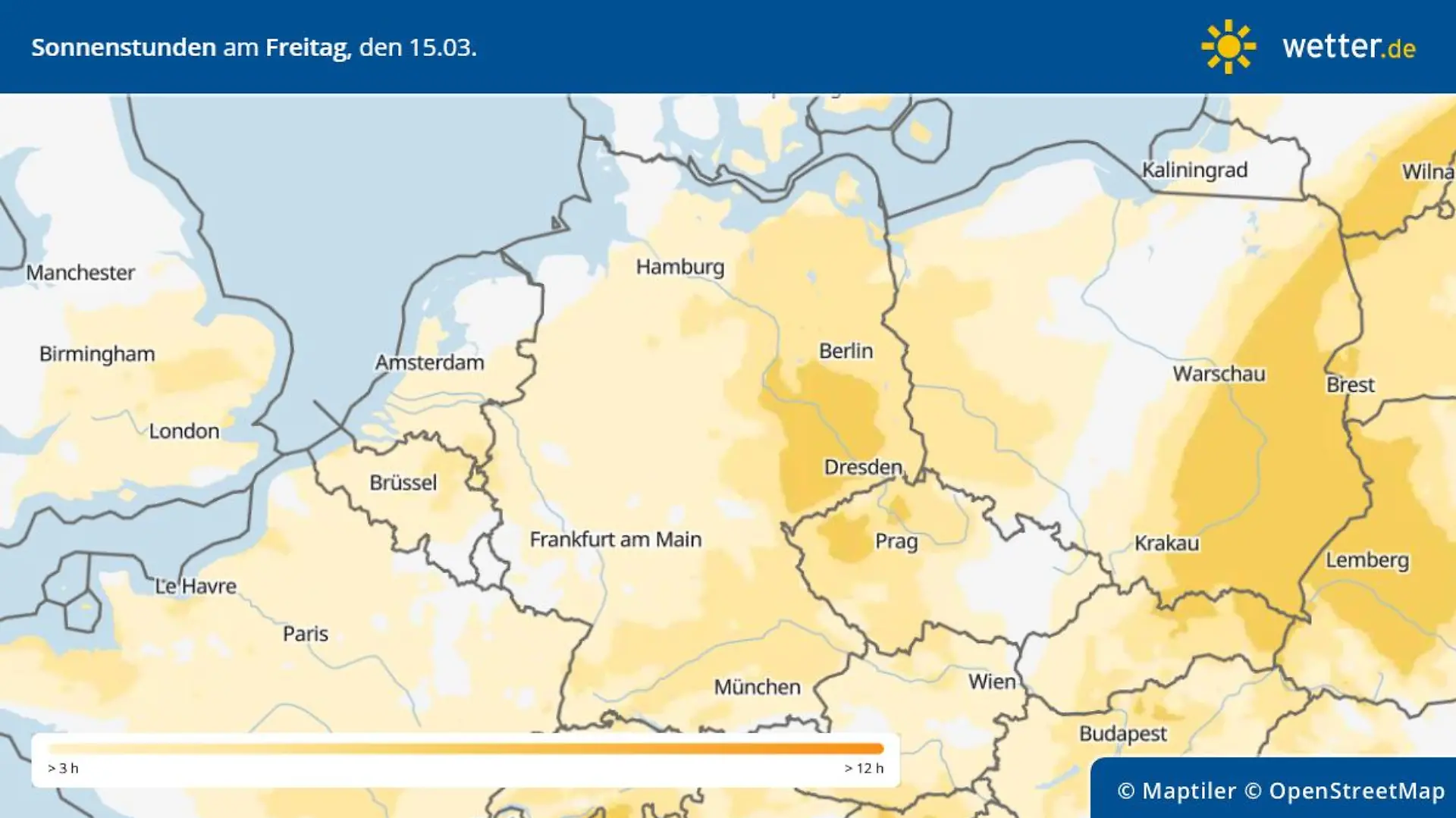 sunDuration sonne Freitag