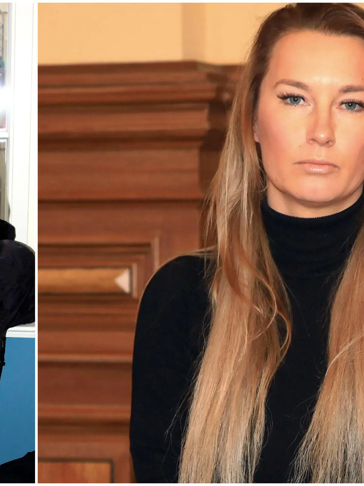 Marc Terenzi und Anja R. vor dem Amtsgericht im sächsischen Borna.