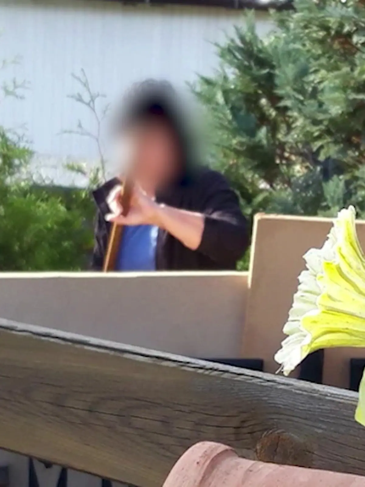 Purer Terror - so beschreibt Monika das, was ihre Nachbarin seit Jahren treibt. Da wird ein Stacheldraht gespannt, an Monikas Eigentum rumgeschraubt und immerzu alles beobachtet und gefilmt. Bis alles wegen ein paar Brettern völlig eskaliert und die Nachbarin mit einer Harke zuschlägt.