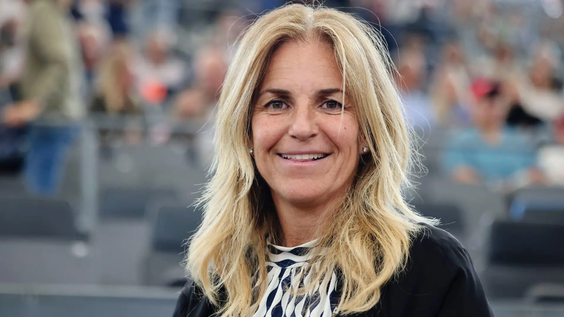 Die dreimalige Turniersiegerin Arantxa Sánchez Vicario ist Ehrengast beim Hamburger Tennis-Turnier.