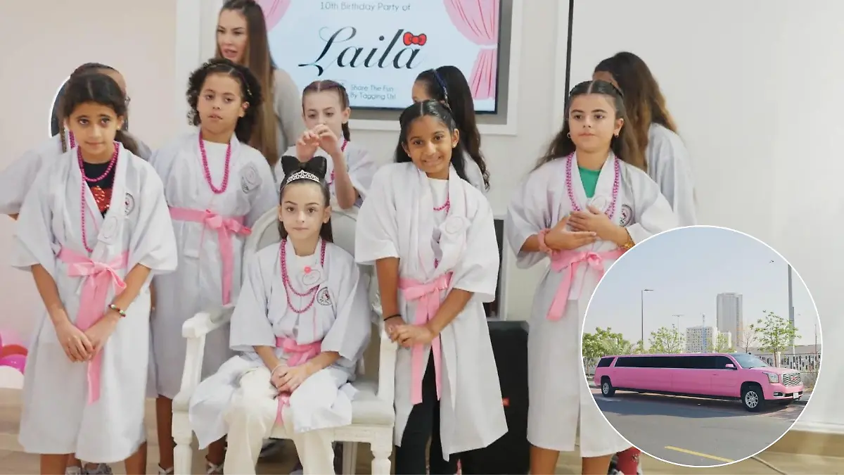 Für Laila Ferchichi geht's mit der Limo ins Hello-Kitty-Spa Zum zehnten Geburtstag