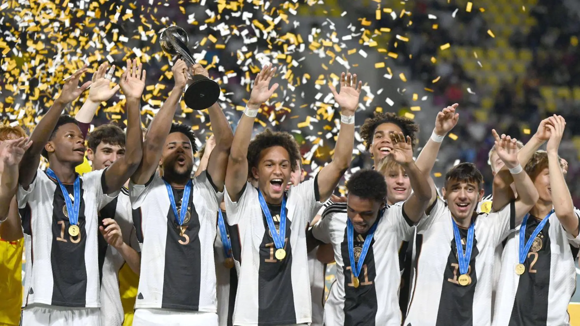 Deutschland feierte im Dezember 2023 den WM-Titel der U17 in Indonesien.