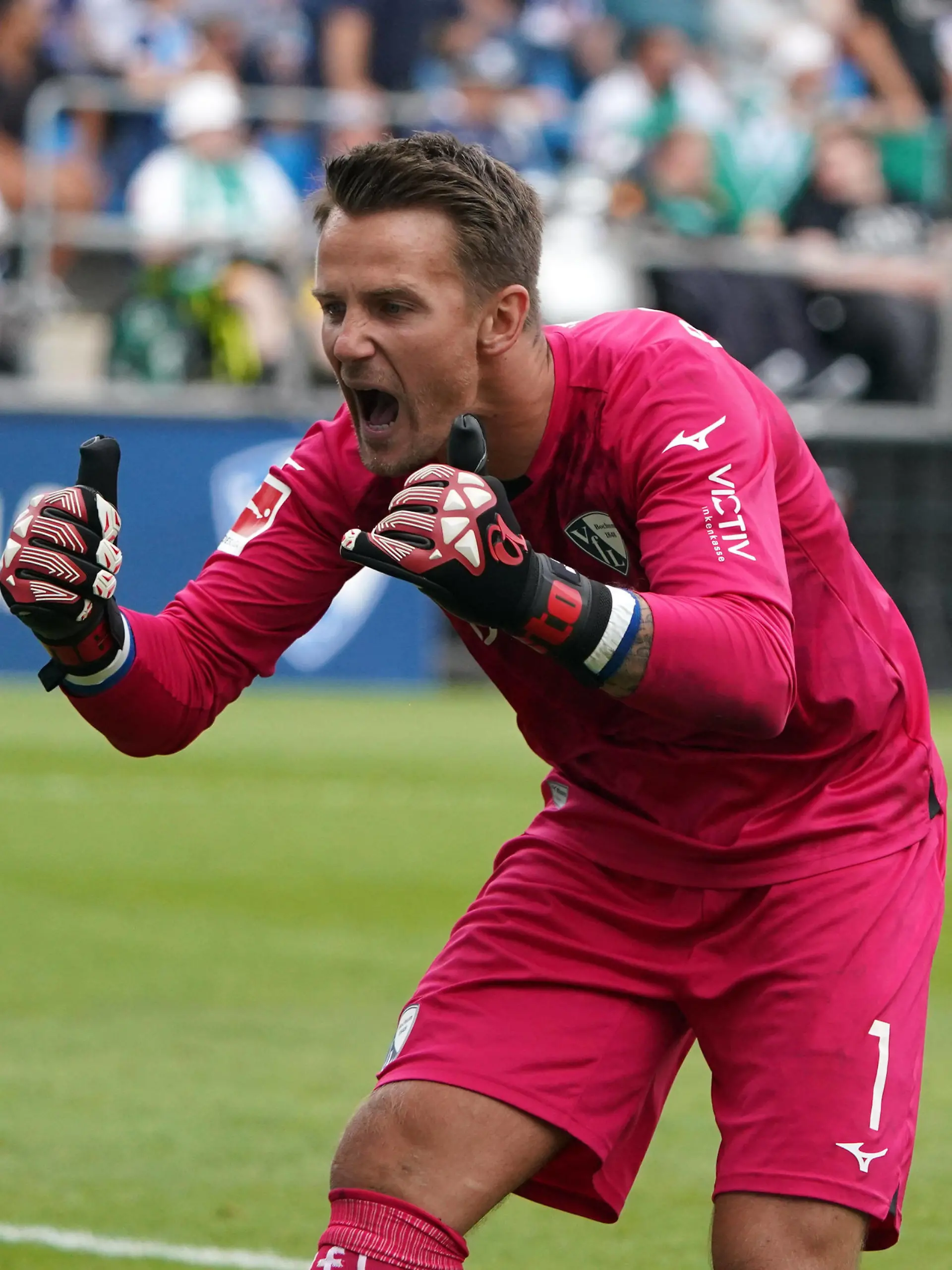  Fussball, 1.BL Saison 2022/2023, VfL Bochum- Werder Bremen 03.09.2022, Vonovia-arena Bochum Manuel Riemann, , VFL Bochum, Aktion Einzelbild, *** Football, 1 BL season 2022 2023, VfL Bochum Werder Bremen 03 09 2022, Vonovia arena Bochum Manuel Riemann, , VFL Bochum, action single image,