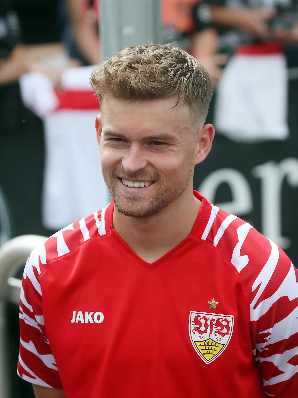 Sport Bilder des Tages 08.08.23 VfB Stuttgart Training Deutschland, Stuttgart, 08.08.2023, Fussball, Bundesliga, VfB Stuttgart Training: Maximilian Mittelstädt. *** 08 08 23 VfB Stuttgart training Germany, Stuttgart, 08 08 2023, football, Bundesliga, VfB Stuttgart training Maximilian Mittelstädt