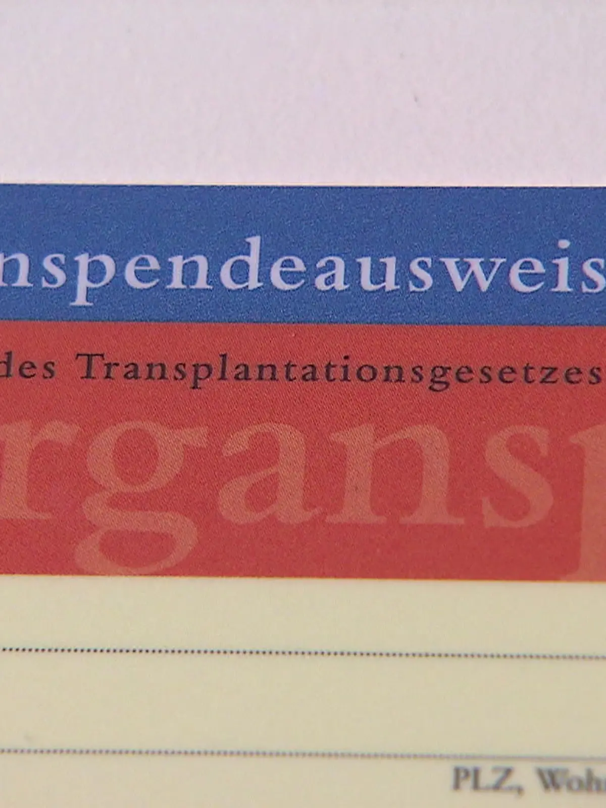 Bild zu: "Neues Organspende-Register startet"