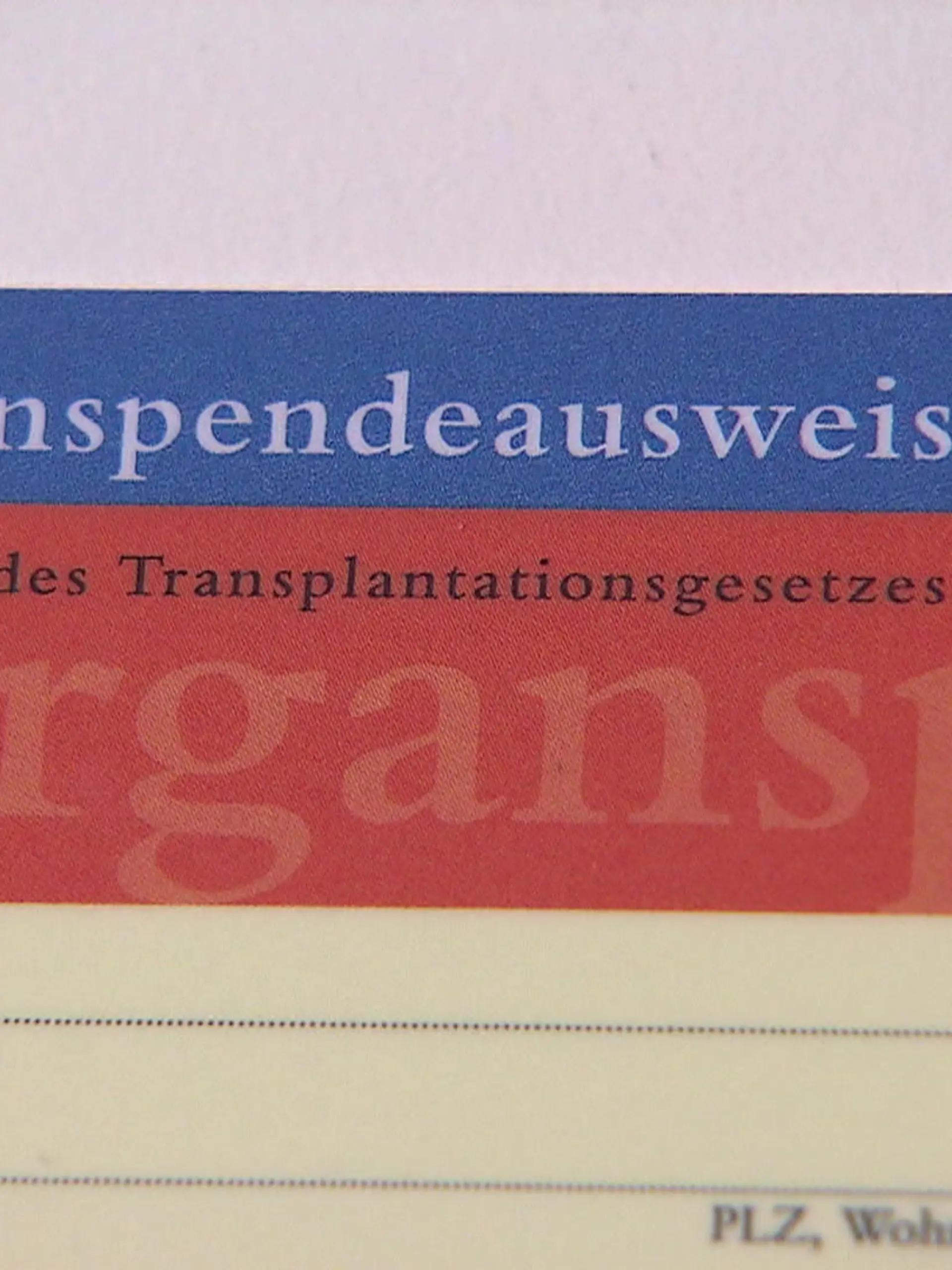 Bild zu: "Neues Organspende-Register startet"