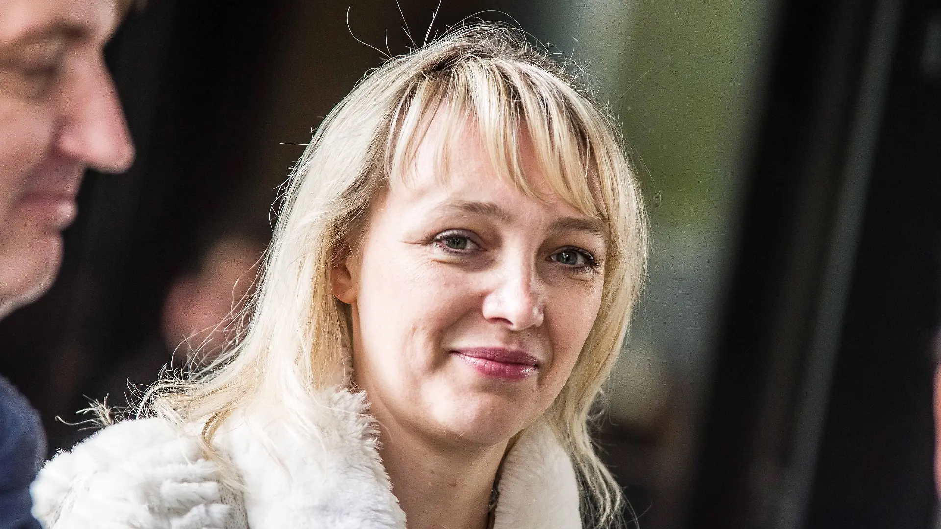 May 4, 2019 - Greding, Bavaria, Germany - ELENA ROON of the so called Russlandsdeutsche (or Russia's Germans) and also AfD member. Die right-extremist flank of the Alternative for Germany party known as Ã¢â¬Åder FluegelÃ¢â¬Â (Ã¢â¬ÅThe WingÃ¢â¬Â) appeared in Greding, near Nuremburg in Bavaria. Appearing with the group was Bjoern Hoecke, Benjamin Nolte, Bernhard Zimniok and Christina Baum. Due to connections to the right-extremist spectrum and efforts against democracy, the Office for the Protection of the Constitution (Verfassungsschutz, Secret Service) escalated the group to preliminary monitoring ahead of possible formal monitoring. Participants, including right-radical Dubravko Mandic of the AfD in Freiburg aggressively approached and harassed journalists on the scene, with him taking the phone away of one. Later, after calls to take the cameras from journalists, two attacked a journalist. Mandic has posted about Ã¢â¬Åthe great exchangeÃ¢â¬Â referencing such theories by white supremacists who committed shootings, such as in Christ Church. (Credit Image: Â© Sachelle Babbar/ZUMA Wire