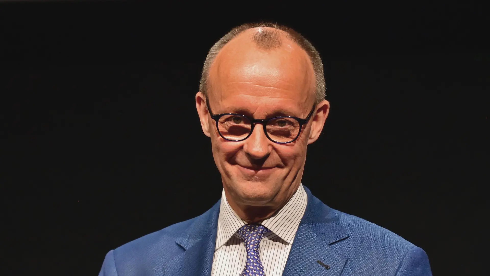 8.3.2024 CDU in Stuttgart CDU Regionalkonferenz in Stuttgart. Friedrich Merz, Vorsitzender der Partei während seiner Rede. Stuttgart Carl Benz Arena Baden Württemberg Deutschland *** 8 3 2024 CDU in Stuttgart CDU regional conference in Stuttgart Friedrich Merz, Chairman of the party during his speech Stuttgart Carl Benz Arena Baden Württemberg Germany