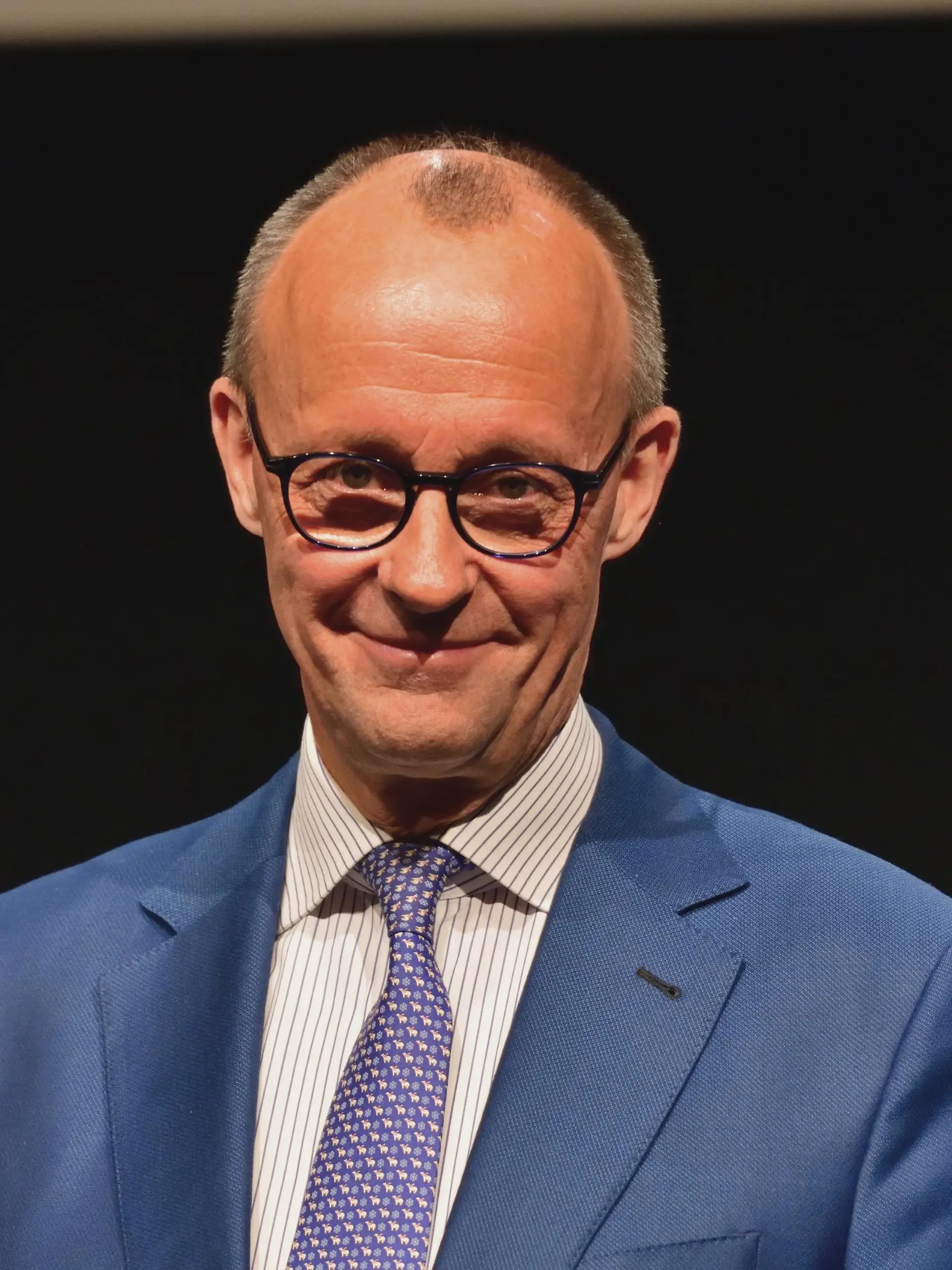 8.3.2024 CDU in Stuttgart CDU Regionalkonferenz in Stuttgart. Friedrich Merz, Vorsitzender der Partei während seiner Rede. Stuttgart Carl Benz Arena Baden Württemberg Deutschland *** 8 3 2024 CDU in Stuttgart CDU regional conference in Stuttgart Friedrich Merz, Chairman of the party during his speech Stuttgart Carl Benz Arena Baden Württemberg Germany