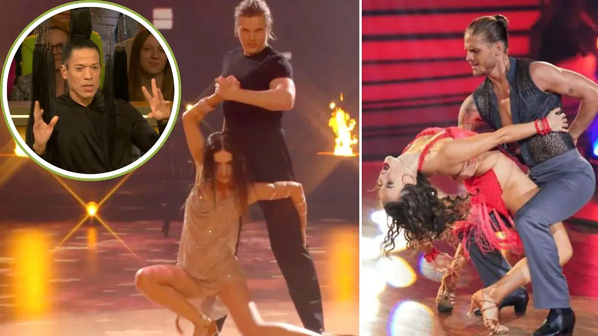 Beim Anblick von Gabriel Kelly hat Juror Jorge González ein Déjá-vu: Die Ausstrahlung des Kelly-Sprosses erinnert ihn doch glatt an „Let's Dance“-Gewinner Rúrik Gislason.