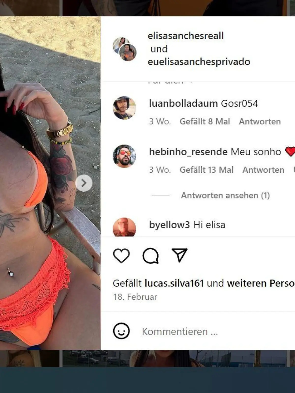 Pornostar Elisa Sanches will Schiedsrichterin werden